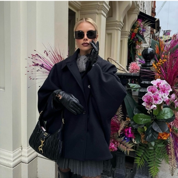 ZARA MANTECO WOOL COAT Black - Picture 7 of 17